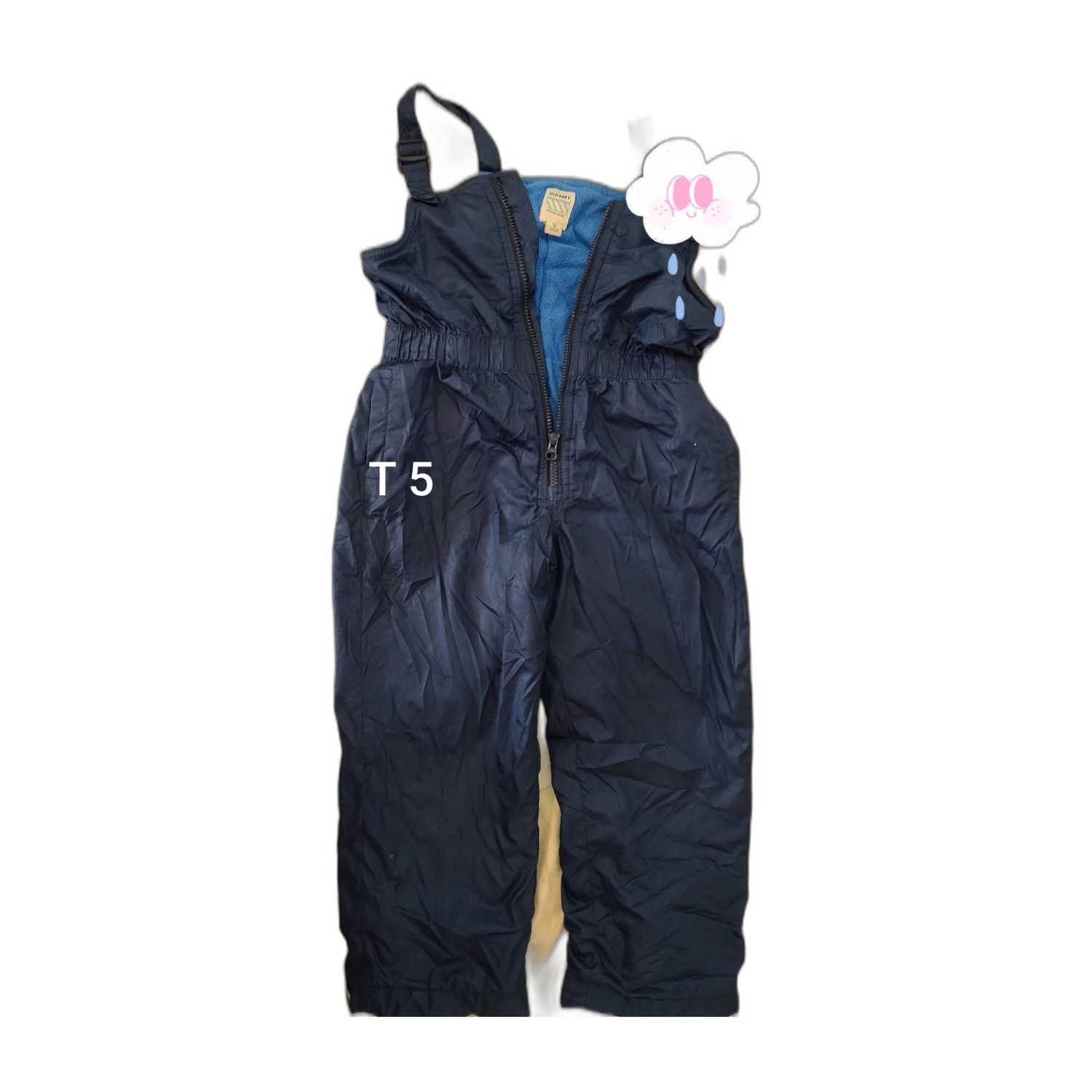 Jardinera Nieve Old Navy Niño Talla 5 Azul marino