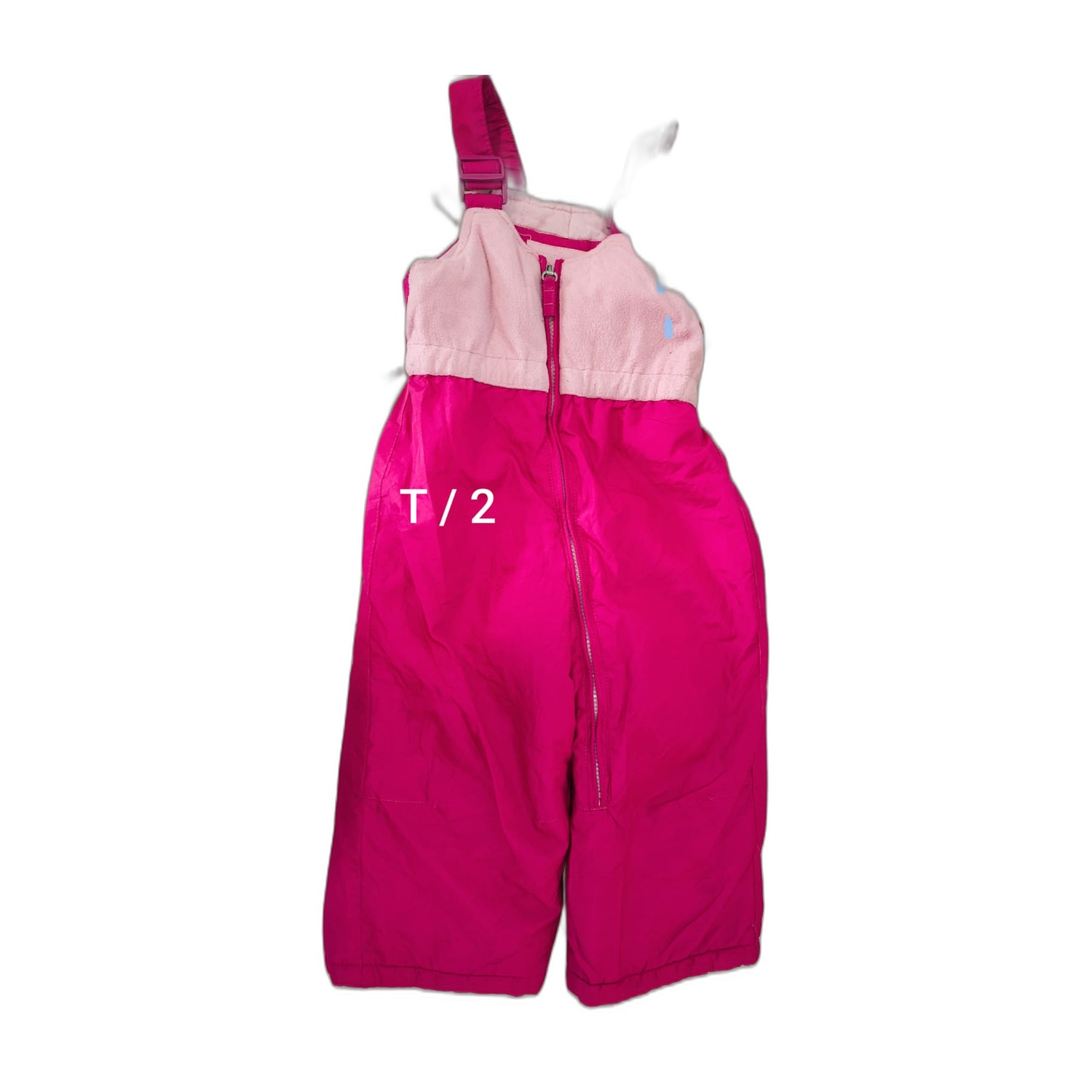 Jardinera Nieve Niña Talla 2 Rosa fucsia