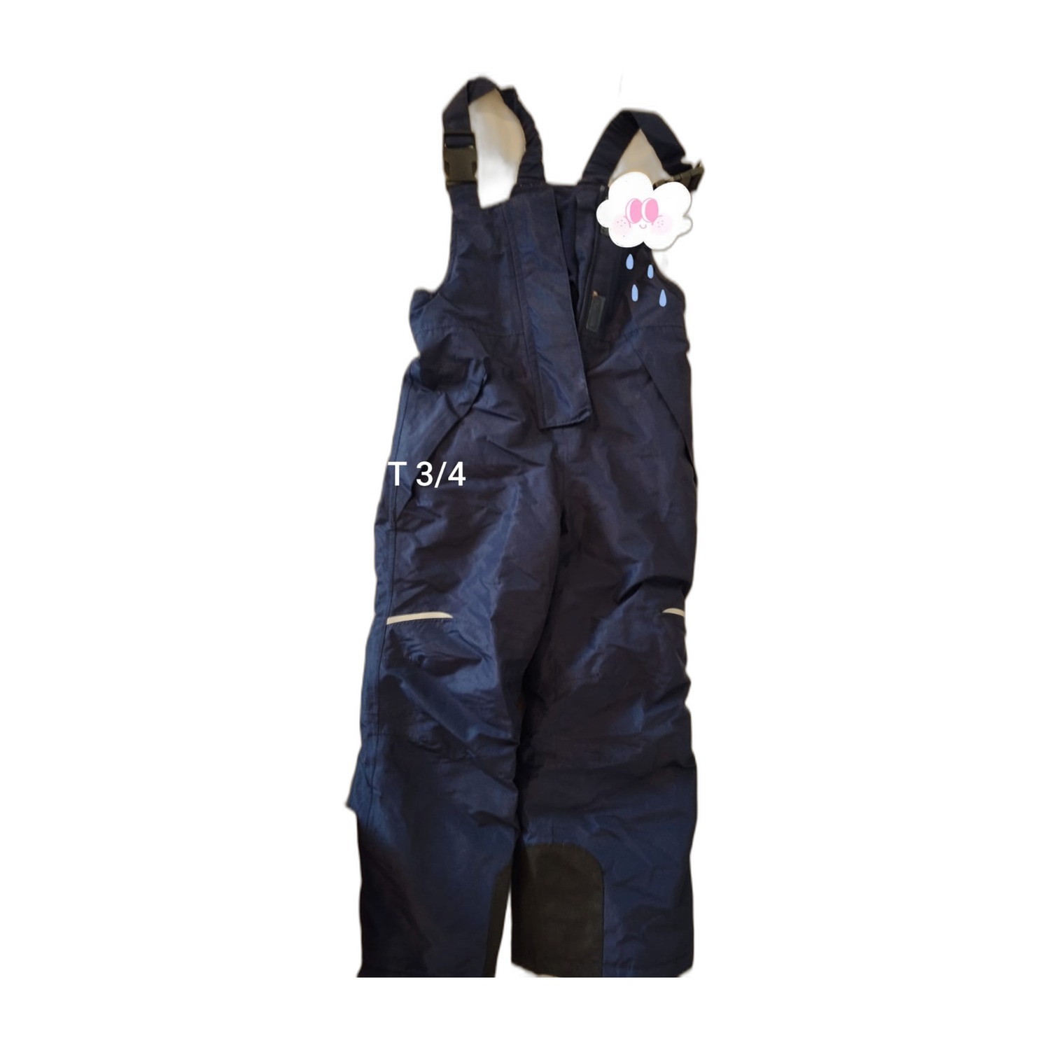 Jardinera Nieve Niño Talla 4 Azul marino